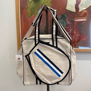 Parker Thatch Pickleball Canvas Tote - Natural